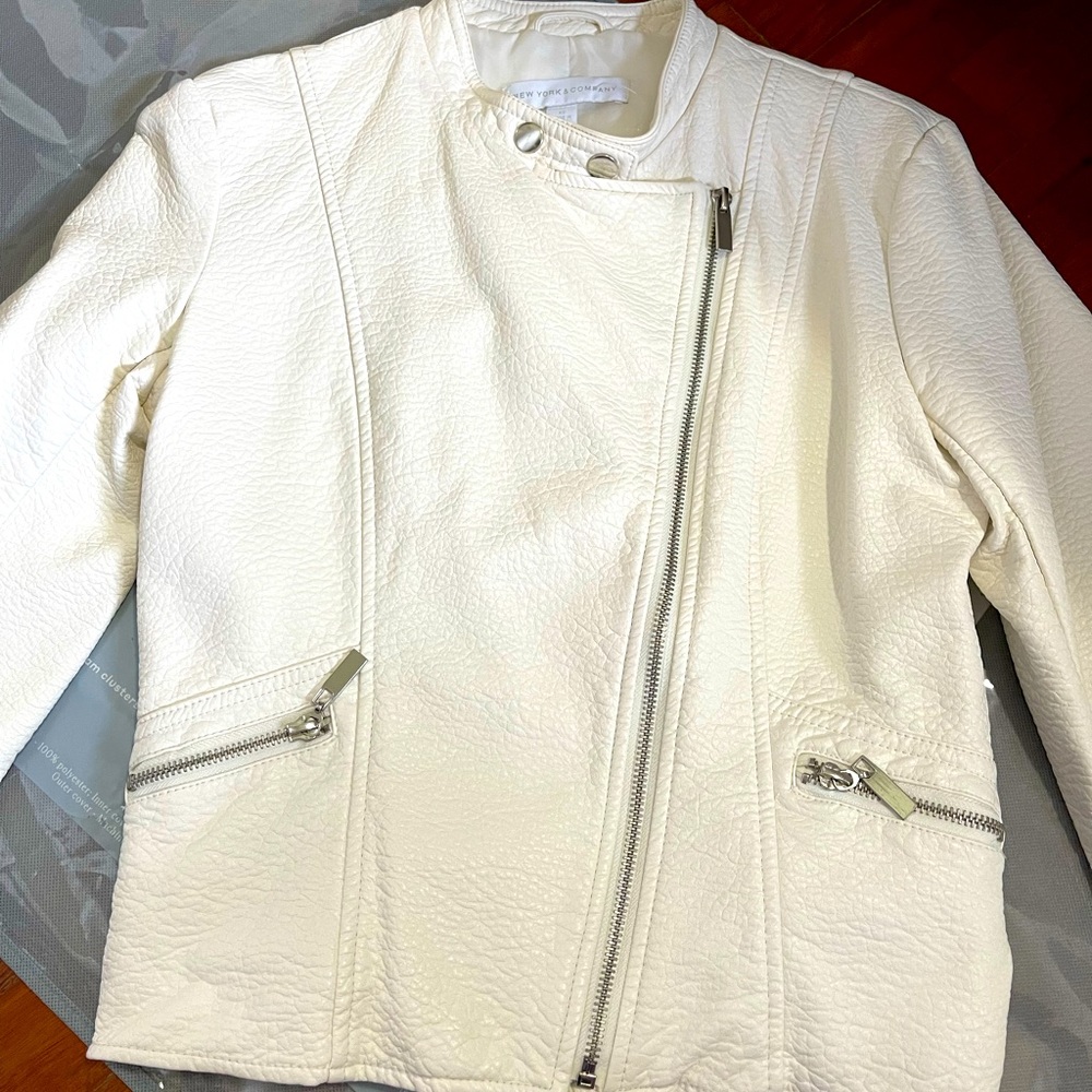 White leather Jacket